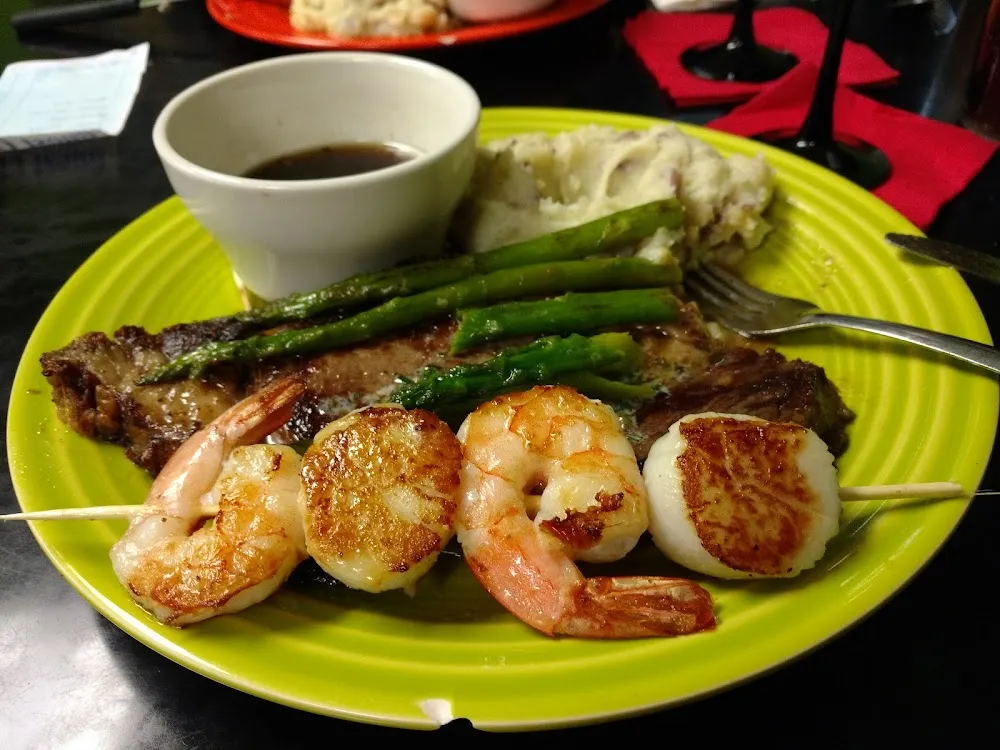 Shrimp and Scallop Kabob